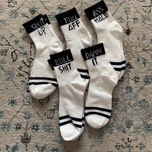 Five pairs of socks - one size